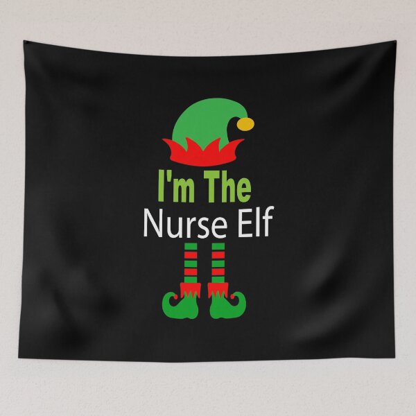 Item preview, I’m The Nurse Elf Funny Nursing Christmas designed and sold by JustBeeAwesome.