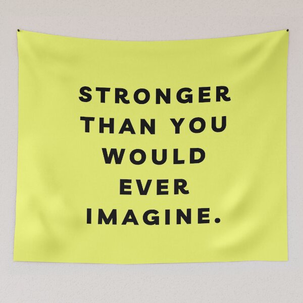 Item preview, STRONGER THAN YOU WOULD EVER IMAGINE. designed and sold by successmom.