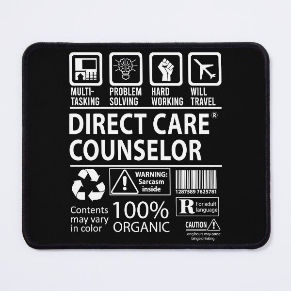 Item preview, Direct Care Counselor T Shirt - MultiTasking Certified Job Gift Item Tee designed and sold by andahanson.