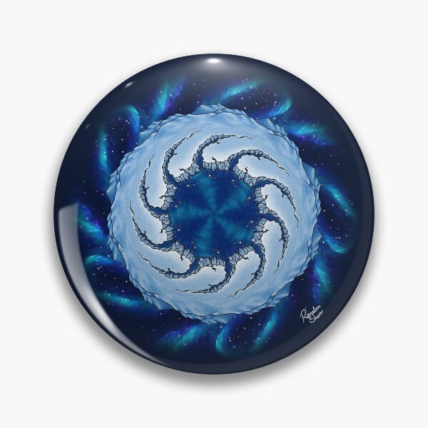 Item preview, Northern Lights, Worldflower 26, Landscape Abstract Digital Art. designed and sold by Random Shern Creations.