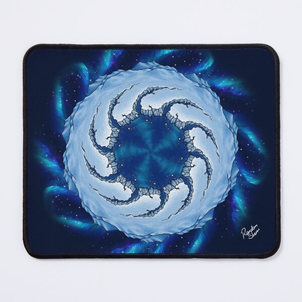 Item preview, Northern Lights, Worldflower 26, Landscape Abstract Digital Art. designed and sold by Random Shern Creations.