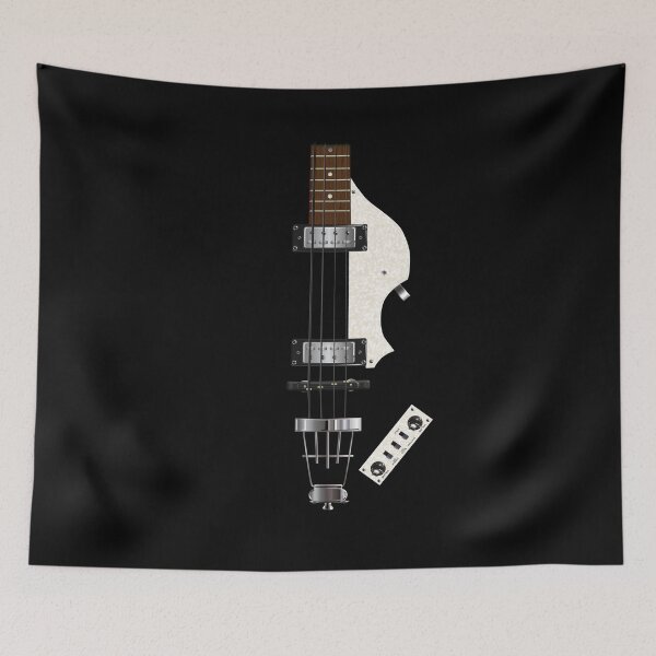 Item preview, HOFNER 500/1 STYLE BASS GUITAR DIGITAL ILLUSTRATION designed and sold by WOOFANG.