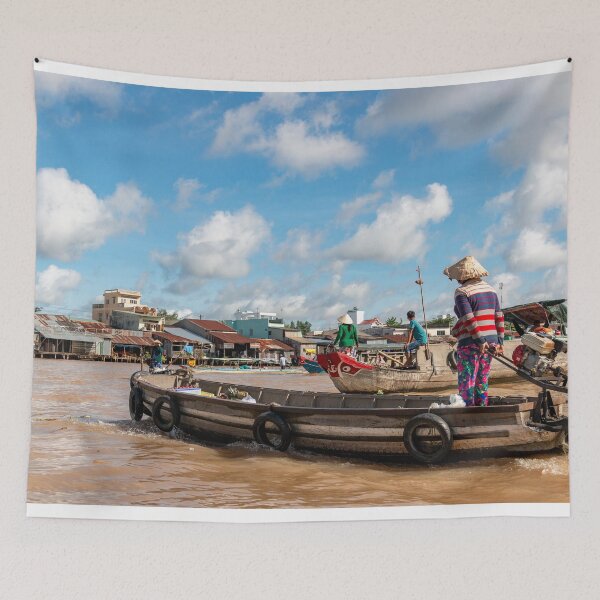 Item preview, Mekong River vietnam lady boat designed and sold by Martin Berry Photography.