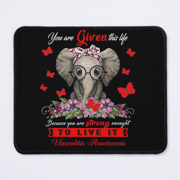 Item preview, Vasculitis Warrior Cute Elephant Lover Gifts designed and sold by Adropine.