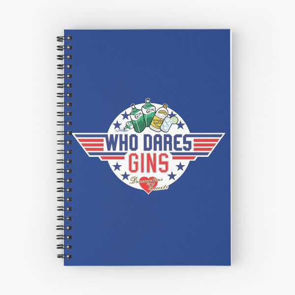 Item preview, WHO DARES GINS - GIN and TONIC BOTTLES - Mr Jolly Lives Next Door / Top Gun Inspired designed and sold by RetroTeeStudio.