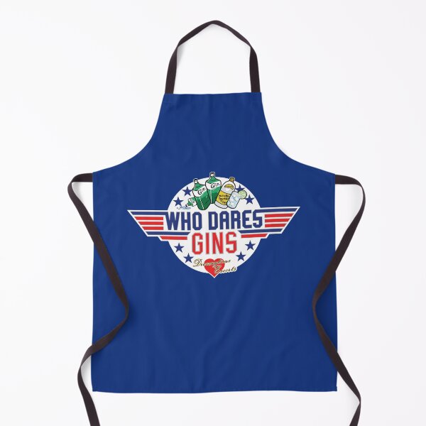 Item preview, WHO DARES GINS - GIN and TONIC BOTTLES - Mr Jolly Lives Next Door / Top Gun Inspired designed and sold by RetroTeeStudio.
