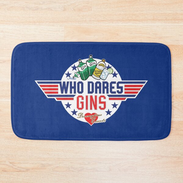 Item preview, WHO DARES GINS - GIN and TONIC BOTTLES - Mr Jolly Lives Next Door / Top Gun Inspired designed and sold by RetroTeeStudio.