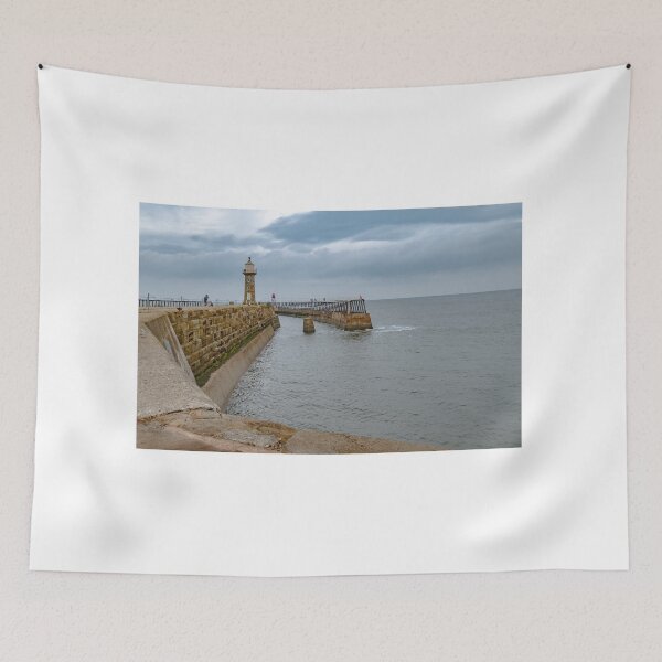 Item preview, West Pier in Whitby, North Yorkshire designed and sold by yackers1.