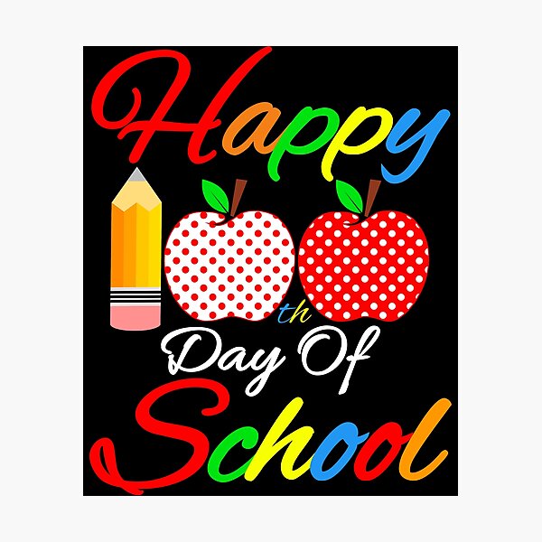 Item preview, Happy 100th Day Of School designed and sold by naworas.