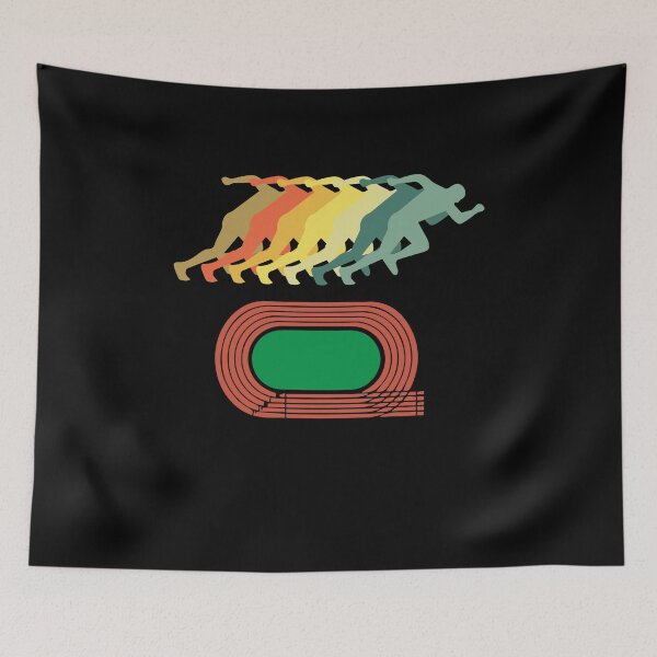 Item preview, Elite Track and Field Female Athlete Runners vintage designed and sold by midodesign20.