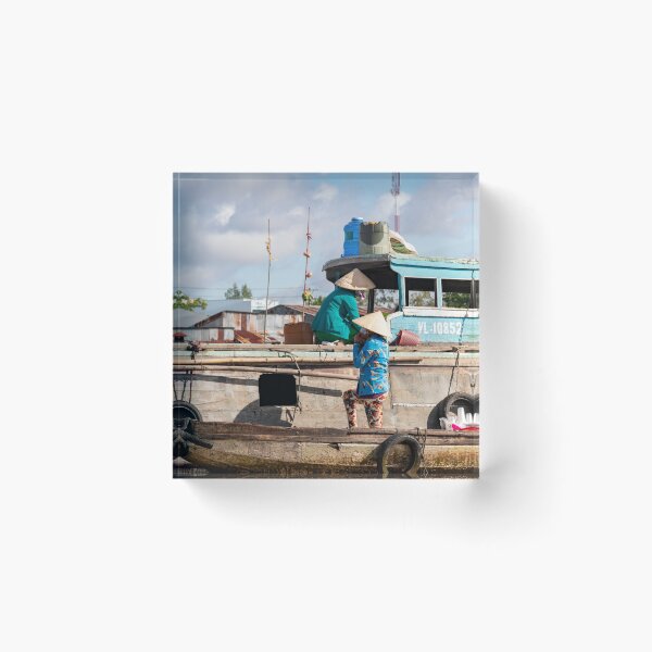 Item preview, Food market mekong river in Vietnam designed and sold by Martin Berry Photography.