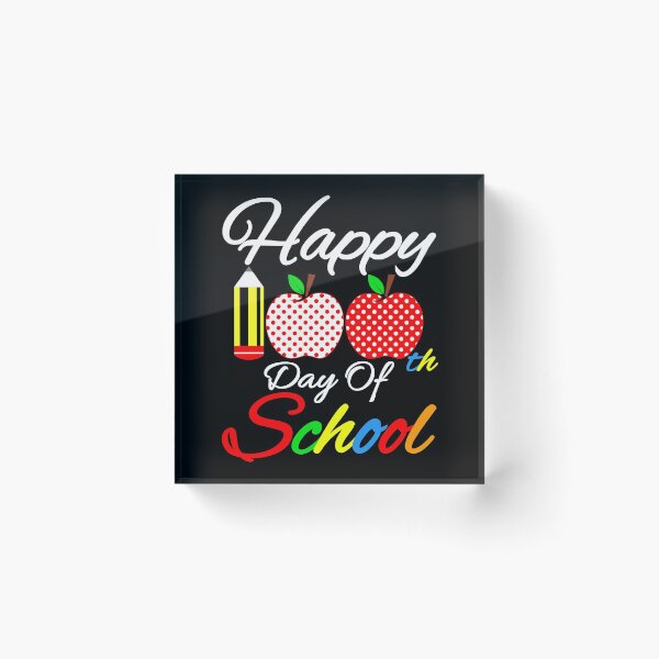 Item preview, Happy 100th Day Of School 2022 Great Gift Idea For Teachers And Students Funny School designed and sold by naworas.