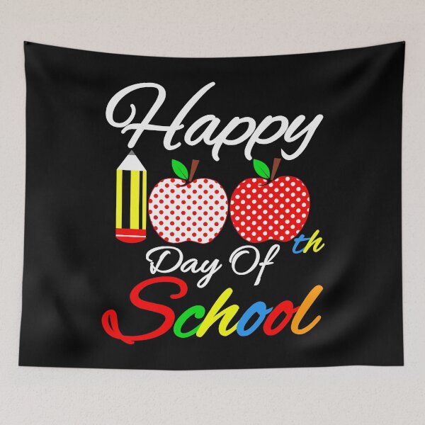 Item preview, Happy 100th Day Of School 2022 Great Gift Idea For Teachers And Students Funny School designed and sold by naworas.