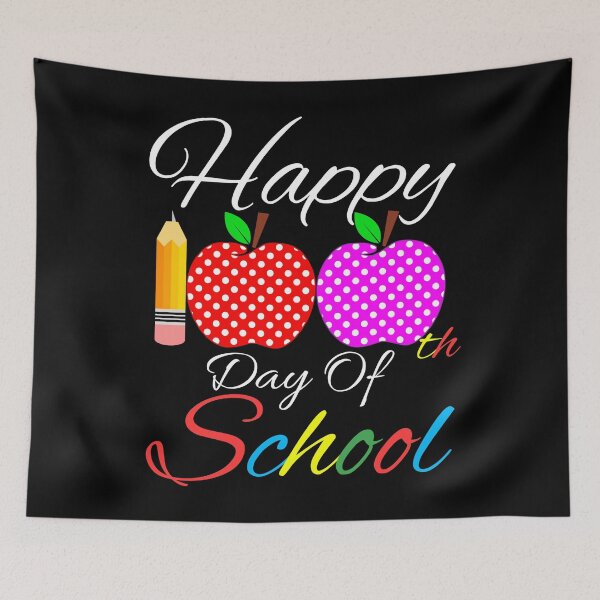 Item preview, Happy 100th Day Of School 2022 Great Gift Idea For Teachers And Students Funny School designed and sold by naworas.