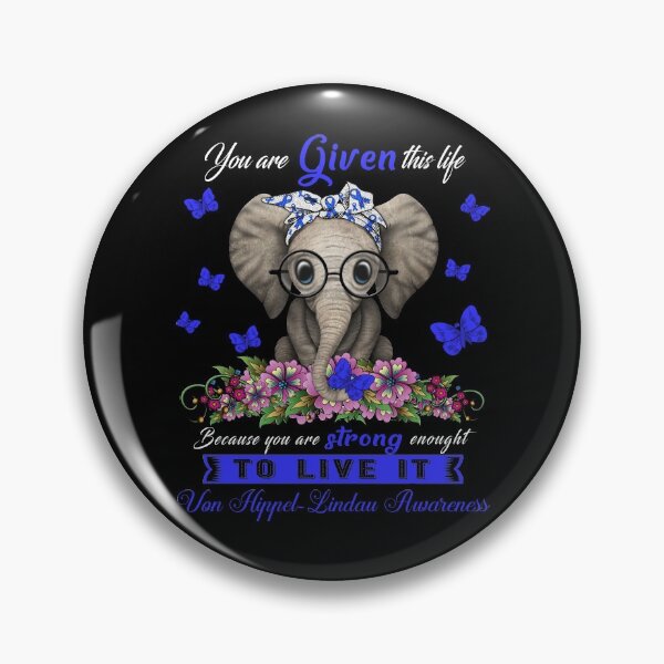 Item preview, Von Hippel-Lindau Warrior Cute Elephant Lover Gifts designed and sold by Adropine.