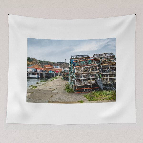 Item preview, Fishing gear on Tate Hill Pier in Whitby Harbour, North Yorkshire designed and sold by yackers1.