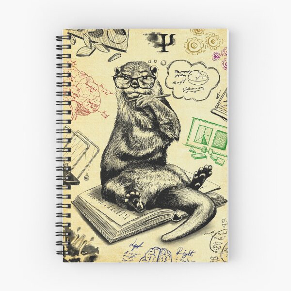Item preview, Studious otter designed and sold by HrisRizz.