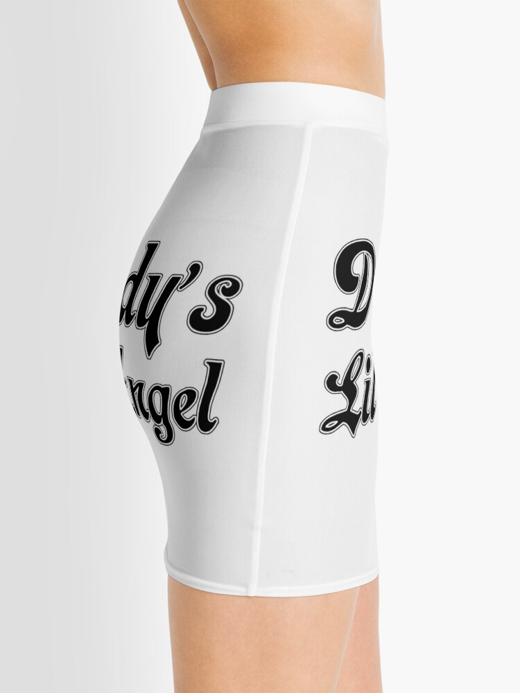 Daddys Lil Angel Mini Skirt By Goofyfootartist Redbubble