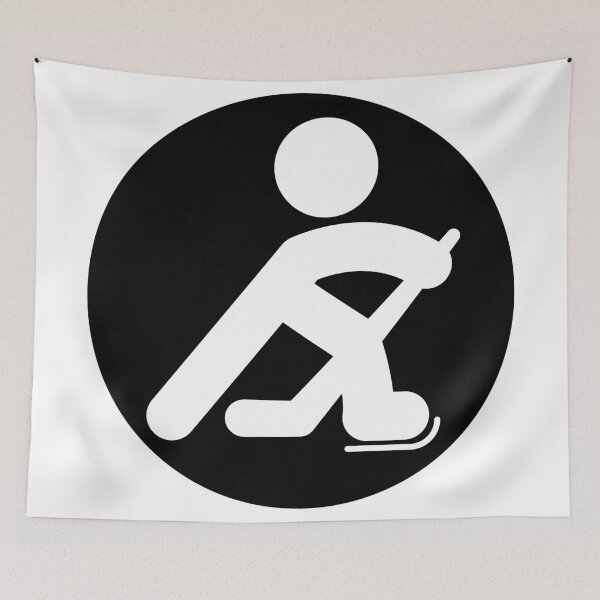 Item preview, HOCKEY PLAYER SILHOUETTE designed and sold by HOCKEYBUBBLE.