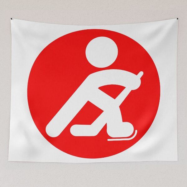 Item preview, HOCKEY PLAYER SILHOUETTE designed and sold by HOCKEYBUBBLE.