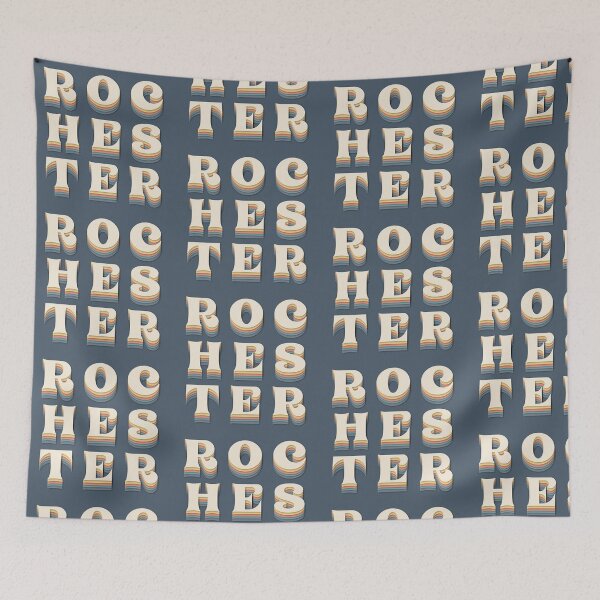 Item preview, Rochester Stacked Letters Retro colors designed and sold by Creatively Cristin.