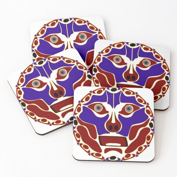 Item preview, Totem Face (Inspired by Indigenous American Art) designed and sold by rgbguy.