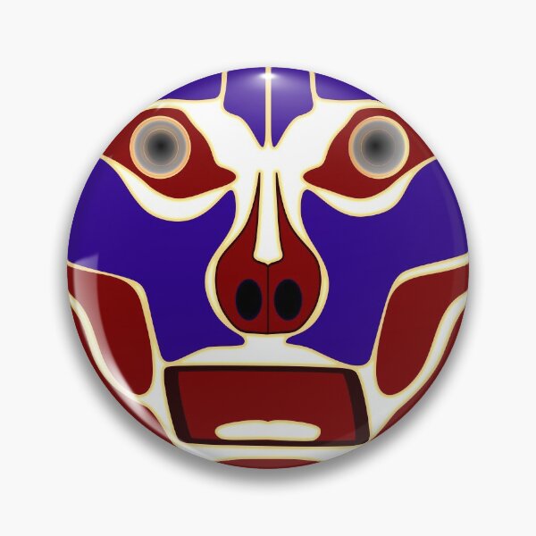 Item preview, Totem Face (Inspired by Indigenous American Art) designed and sold by rgbguy.