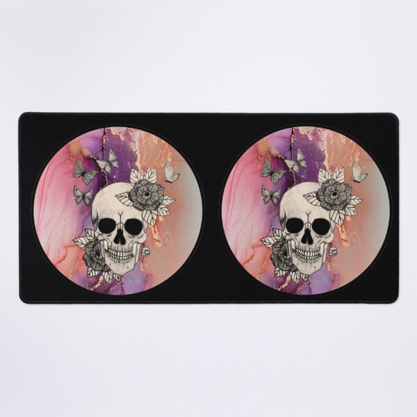 Item preview, Pink Gold Marble Skull designed and sold by Arte Del Cuerpo Humano.