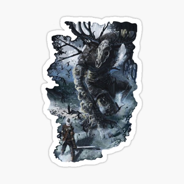 The Witcher Monster Hunter Tech Stickers Set Gadget Decals