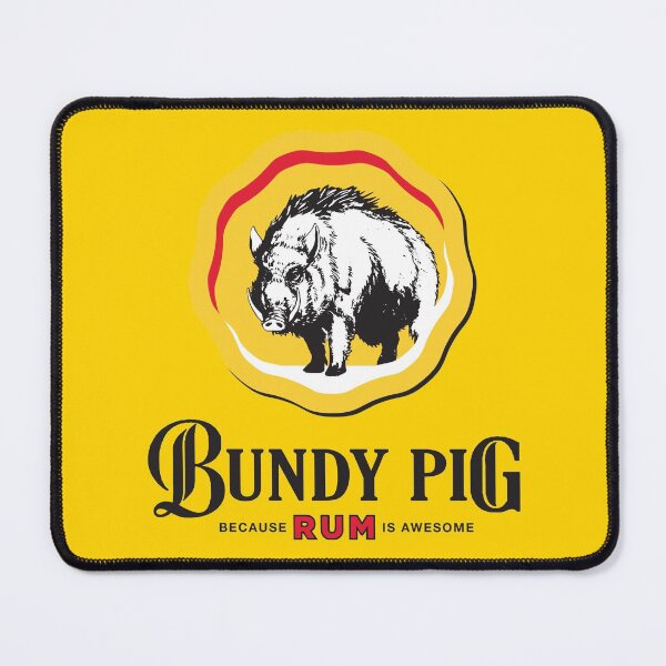 Item preview, Bundy Pig Boar (black text) designed and sold by onelegiondesign.