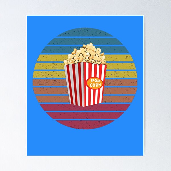 Aperçu de l'œuvre Pop-corn vintage rétro créée et vendue par rachidhaz.