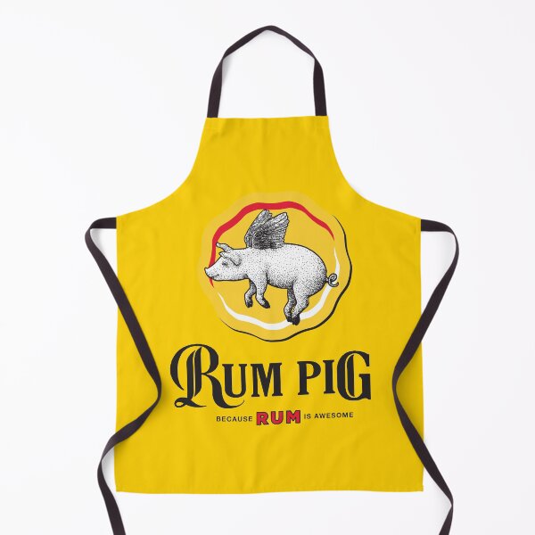 Item preview, Rum Pig Flying Pig (black text) designed and sold by onelegiondesign.