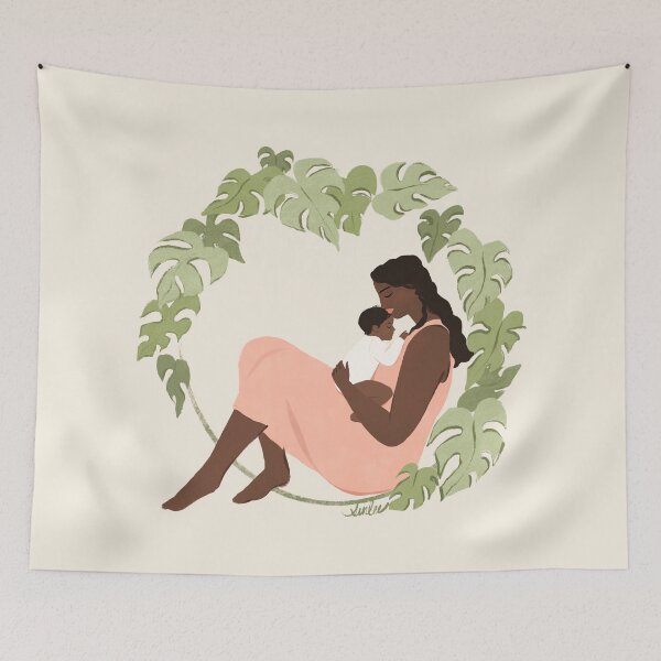 Item preview, Maternal Bond (Black) designed and sold by SunLee Art.