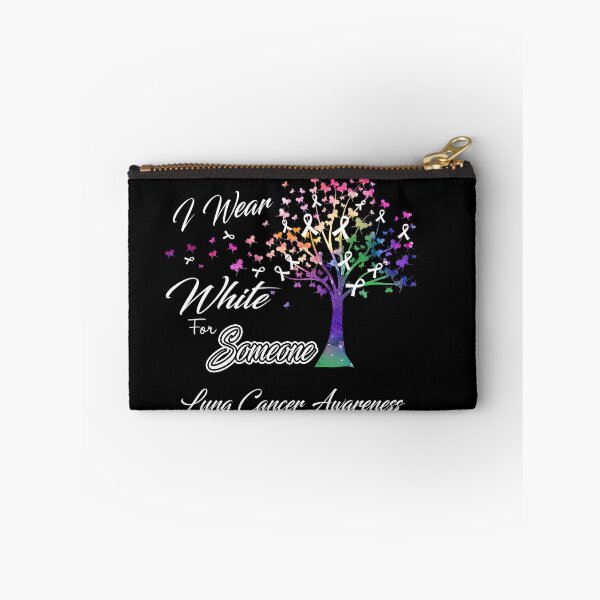 Item preview, Ribbon Tree I Wear White For Someone Lung Cancer Awareness designed and sold by Tadmab.