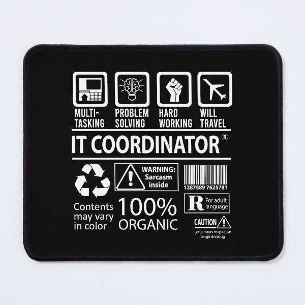 Item preview, It Coordinator T Shirt - MultiTasking Certified Job Gift Item Tee designed and sold by andahanson.