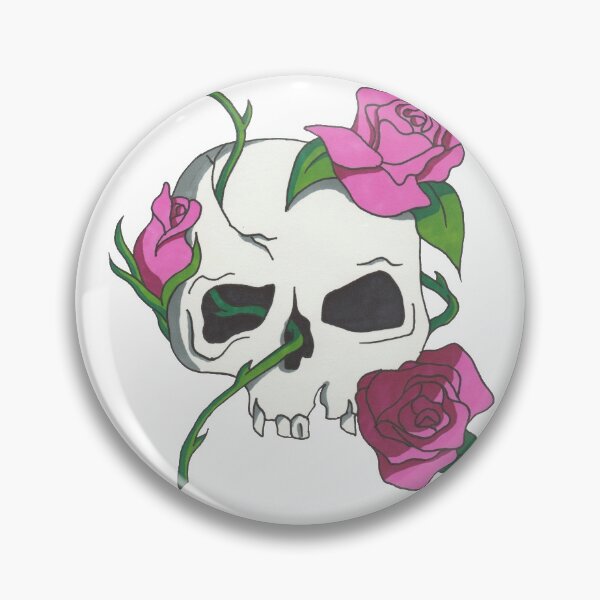 Item preview, J1D Skull and Roses designed and sold by Johno1ofDOOM.
