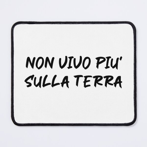 Item preview, Non vivo più sulla terra - Mace designed and sold by Lyrixout.