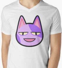 Camiseta para hombre de cuello en v BOB ANIMAL CROSSING