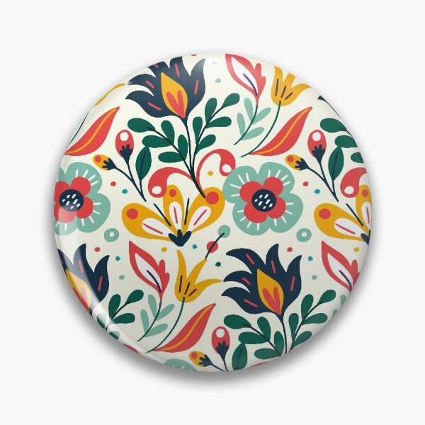 Item preview, Colorful exotic Floral Pattern designed and sold by Marie Young.