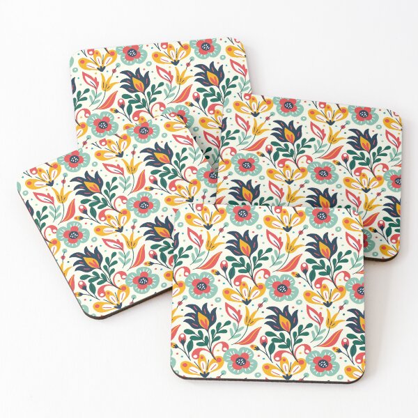 Item preview, Colorful exotic Floral Pattern designed and sold by Marie Young.