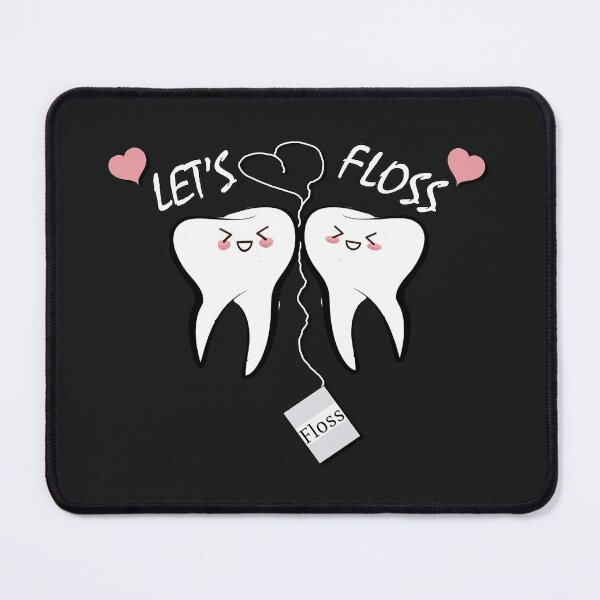 Item preview, Dentist Crown Quote Let's Floss Teeth Design Dental Funny designed and sold by Cute & Sassy Custom Gifting Boutiques.