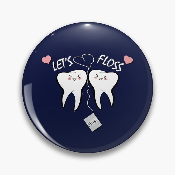 Item preview, Dentist Crown Quote Let's Floss Teeth Design Dental Funny designed and sold by tamdevo1.