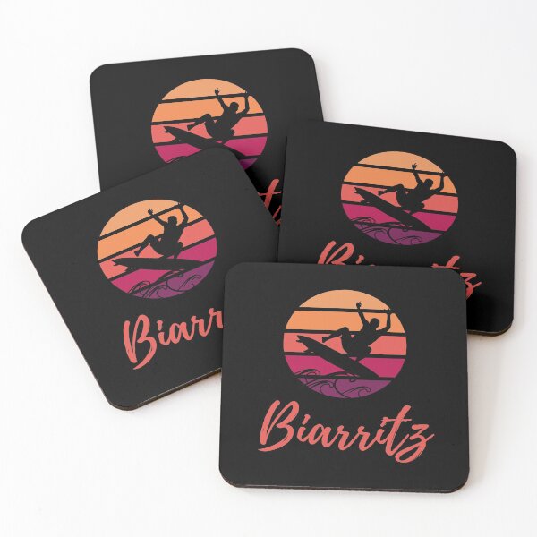 Item preview, Biarritz Retro Classic Surfing Sunset Beach designed and sold by frenchtastic.