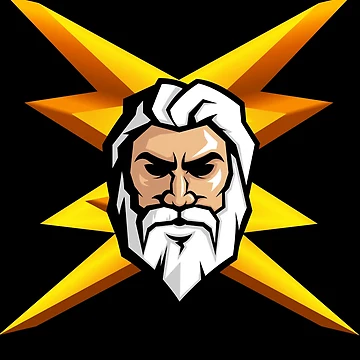 Artwork thumbnail, Zeus lightning, Lightning Bolt. by Multi0Printing
