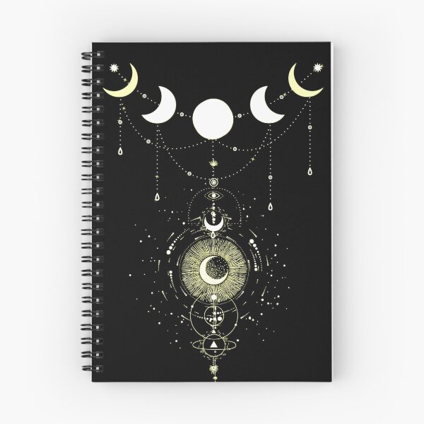 Item preview, Mystical moons - Astronomical astrological pendant designed and sold by AEROSPACE-IND.