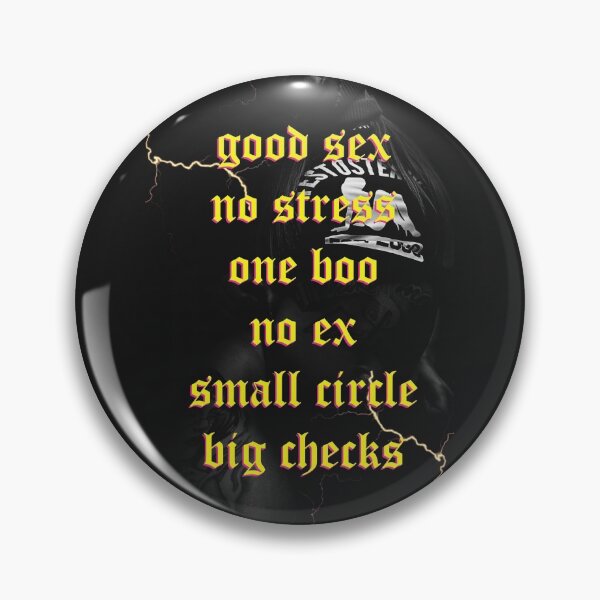Item preview, good s*x no stress one boo no ex small circle big checks - thunder hooligan girl yellow and pink design designed and sold by andrei49387.