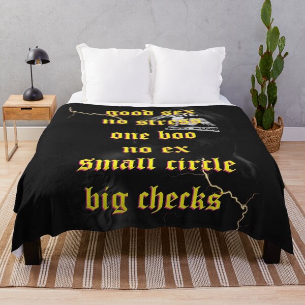 Item preview, good s*x no stress one boo no ex small circle big checks - thunder hooligan girl yellow and pink design designed and sold by andrei49387.