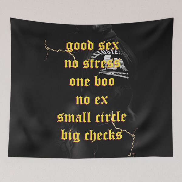 Item preview, good s*x no stress one boo no ex small circle big checks - thunder hooligan girl yellow and pink design designed and sold by andrei49387.