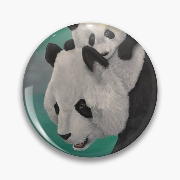 Item preview, Acrylic painting panda with offspring designed and sold by Skydrak91.