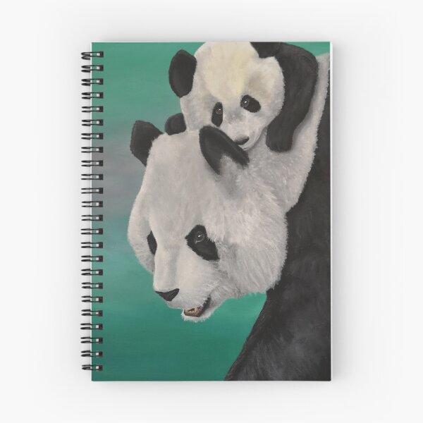Item preview, Acrylic painting panda with offspring designed and sold by Skydrak91.